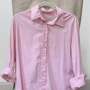The Shirt by Rochelle Behrens Pink Button Down Shirt